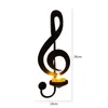 Bandlers Metal Music Note décorative Candlestick atmosphère accessoires Arts Artisanment Ornement suspendu pour la décoration d'ameublement de la maison