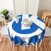 Table Cloth KDE Logo Tablecloth 60in Diameter 152cm Wrinkle Resistant Home Decor Indoor/Outdoor