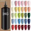 Gel rormays 1 kg 60 färg gel lack gel polska 1000 ml matt finish förbättring gel långlastande glänsande absorption uv led nagellack