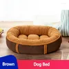 Kennels Winter Dog Beds For Large Dogs Cushion Soft Cotton 75Cm Bed Big Accessories Waterproof Oxford Bottom Pet Supplies