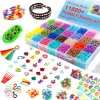 1 set/box Rubber Loom Band Bracelet Kit Colorful Beads&Tool Set for DIY Jewery Making Girls Friendship Bracelets Christmas Gifts