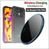 Chargers 10W Fast Qi Wireless Charging för DOOGEE V10 V20 5G Rugged Phone Wireless Charger Car Charging Stand för DooGee V20 Holder