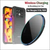 Chargers 10W Fast Qi Doogee için Kablosuz Şarj V10 V20 5G Sağlam Telefon Kablosuz Şarj Cihazı Araç Şarj Standı Doogee V20 Tutucu