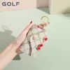 GOLF Key Bag Womens Multi functional Key Bag Fashion Printed Small Mini Keychain Large Capacity Key Bag