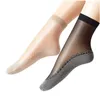 Women Socks 5pair/lot Woman Elastic Short Wear-Resistant Bottom Breathable Female Ankle Transparent Thin Lady