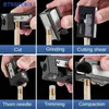 8 In 1 Multifunctional Billiards Pool Cue Tip Corrector Shaper Sandpaper Repair Tool Kit Accessories 240408