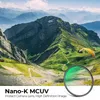 K F Concept 77mm 82mm Nanok Series UV Filter Ultra Slim MCUV Protection Multi Coated Camera Lens med 3 rengöringsduk 240327