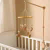Baby Bed Bell Wood Mobile Toddler Rattles Toys Crib Boho Style Kids Musical Toy 012 Months for born Gift 240409