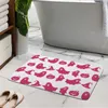 Bath Mats Pink Ghost Series HD Printing Custom Carpet Home Decor Mat Kitchen For Washroom Non-Slip Floor Yoga Door