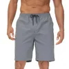 Mäns shorts Sommarmens Casual Shorts Fashionable DrawString Shorts Kne Längd Mens Elastic Midje Sport Shorts Street Clothing J240409