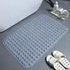 Badmattor Anti Slip Mat Non-Slip Shower Floor Massage Foot Scrubber Silikon tvättbar med dräneringshål och sugkoppar