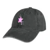 Berets Purple and Pink Shooting Stars Cowboy Hat Vintage Tea Cute Baseball dla mężczyzn Kobiet