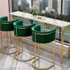 Banki Nordic Hoker Bar stołki domowe Home Engonomic Nowoczesne irlandzkie krzesło jadalne akcent Cadeiras Bar Furniture XY50by
