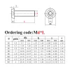 M2 M2.5 M3 M4 M5 M6 M8 M10グレード10.9合金スチールネジHEXソケットラウンドヘッドキャップブラックネジ家具ファスナーボルト