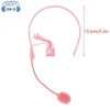 Microfones 3,5 mm Microfone com corda rosa de 3,5 mm Ponte do amplificador de voz rosa Orador Clear Sound Mic for Conference Guide Discurso Professor 240408