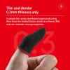 2 Pcs Mobile Game Fingertip Gloves Sweatproof Anti-slip Touch Screen Sweat Proof Non-Scratch Sensitive Touch Screen Thumb Sleeve