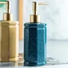 Flüssige Seifenspender Händedesinfektionsmittel Flasche Keramik Lotion Flaschen Duschgel Shampoo Home Decor Bad Accessoires