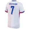 2024 Mbappe Griezmann Benzema Francia Fútbol Jerseys 24 25 Pogba Giroud Kante Camisa de fútbol Pavard Tolisso Maillot Foot Hombres Niños Full Set Adult Childing