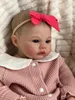 NPK 19inch Meadow Reborn Baby Doll Born Baby Size Real Picture Handmade 3D Coiffure peinte veines visibles 240409
