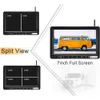 1080p FHD Digital Wireless Backup -Kamera -System Kit für RV -LKW -Anhänger Van Bus Nachtsicht 7 Zoll HD LCD Monitor IP69 WASGERFORTE HINTERHALTEN REIGHT CAMA