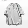 Men's Casual Shirts Mens Summer T-shirt High Quality Cotton Letter Printed Street Clothing Brand Retro Extra Large Womens Free Delivery yq240409