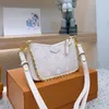 Designer -Tasche Frauen Crossbody -Umhängetaschen Kette Brieftasche Lady Easy Beutel auf Gurt Geldbeutel Buchstaben geprägte Blütenstreifen Luxusmarke Handtaschen Handtaschen