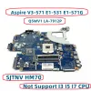 Scheda madre Q5wv1 LA7912P per Acer Aspire V3571 E1531 E1571G Laptop Motherboard UMA W/ HM70 HM77 GT610M GT620M GT630M GT710M DDR3