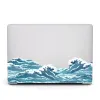 Casi Blue Sea Wavy per MacBook Pro 13 Caso 2022 M2 A2338 Matte M1 2020 A2251 A2289 Copri l'aria da 13,6 pollici Laptop 12 14 2021 Clear Shell