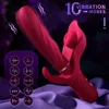 3 I 1 Butt Plug Anal Vagina Clitoris Stimulator CLIT Sucker Dildo Vibrator for Women g Spot Vagina Massager Sexig leksak för kvinnor