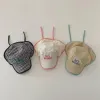 Casquette de soleil pour enfants respirant pour le séjour rapide à séchage à séchage protectrice de plage avec rabat de cou mince chapeau de pêcheur