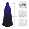 Halloween Bat Hotted Cloak Halloween Party Cosplay femme hommes adultes longs sorcellerie robe Hood