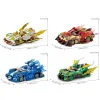 Sembo Cool Four Chariot Model Blocks Moc Creative Sports Assembléia de carros Bricks Toys Kids for Boys Gifts Holiday Gifts
