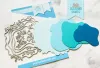 Seabed 2021 New Greeting Card Metal Cutting Dies Diy Scrapbooking Crafts Makerフォトアルバムテンプレート手作りの装飾