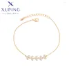 Link Bracelets Xuping Jewelry Trendy Exquisite Elegant Style Women's Gold Color Birthday Christmas Classics Wish Gift A00892476