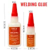 Biglu Welding Super GLUE UTILIZZATO UTILIZZO A GUIDA IN PANTA IMPAGNA IMPAGNA IMPAGGIO DI PASSAGGIO RIPARAZIONE ADESIVO DI SOLDO SOLDE 10G / 35G