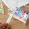 1PCS Creative Tape Cutter Zestaw narzędzie taśmowego Transparent Tape Holder Tape Dispenser School Supplies Office Practionery