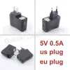 5V 0,5A 500mAh Micro USB Charger Universal 100V 240V AC à DC ADAPTER ADAPTATE