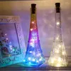 Lampes de table bouteille de vide de vin stopper en cuivre fil LED LED LED