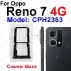 Oppo Reno için Sim Kart Tepsisi 7 7Lite 7SE 7S 4G 5G Çift Sim Kart Tepsisi Yuva Kartı Okuyucu Tutucu Soketi Değiştirme Parçaları