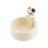 Kitten Candle Holder Cat Warming Paws Candle Holder Mold DIY Handmade Storage Box Holder Crafts Casting Molds Home Decoration