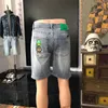 Heren jeans designer jeans, mid -broek en bijgesneden broek met hoge elasticiteit, katoen stretch, digitaal printen zijn comfortabel knappe otvz