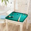 Oreiller coloré de billards balles imprimées chaise assise s coton balcon doux en dehors des chaises de vacances de vacances