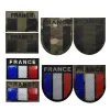 Frankrike franska ir infraröd reflekterande flagglappar Taktiskt militäremblem broderiemblem Appliced ​​Decorative Stickers Strip