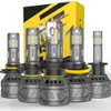 BMTXMS par 6000K Canbus H4 High Baixo LED de farol LED H3 H7 H8 H11 9012 9005 9006 880 881 FOG LUZ DIA DIA BULLBS BULS BULSBS BULSBOS