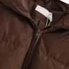 Damenjacken Brot Baumwolljacke Frauen Herbst Winter langärmelige Revers-Doppel-Fleece Casual Coat Down Abrigo Mujer