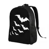 Backpack Bats in the Night Zackpacks for Women Men Halloween College College Halloween Goth Witch Bag Borse Book Bag