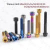 TGOU Titanium Bolt M6x10/15/16/10/20/25/30/35/40/45/50/55/60/65mm allen śruba klawiszowa do roweru Bucicleta Bolt BICICLETA