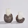 Candle Holders Egg Stands Tealight Holder For Centerpiece Ornaments Eggshell-Shape Resin Figurines