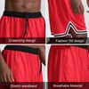 Men Gym Running Fitness Shorts respirant Soccer Basketball Shorts Entraînement Sports Pantalons courts Pantalons de sport lâche 240401