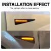 2pcs LED Dynamic Turn Signal Marker Marker Light Filant Flabiner séquentiel Lampe pour Renault Espace Mk4 Vel Satis Wind Avantime Megane 2